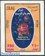 Iraq 2002 Roses S/s, Mint NH, Nature - Flowers & Plants - Roses - Iraq