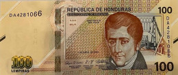 Honduras 100 2022 P112 Uncirculated Banknote - Pakistán