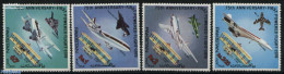Pakistan 1978 Wright Brothers 4v, Mint NH, Transport - Aircraft & Aviation - Aerei