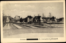 CPA Schiedam Südholland Niederlande, St. Liduinaplein Und Julianapark - Other & Unclassified