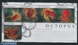 Micronesia 2012 Octopus 5v M/s, Mint NH, Nature - Fish - Poissons