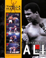 Gambia 2013 Muhammad Ali 4v M/s, Mint NH, Sport - Boxing - Sport (other And Mixed) - Boxe