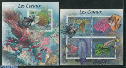 Togo 2012 Corals 2 S/s, Mint NH, Nature - Fish - Fishes