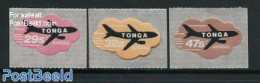 Tonga 1982 Airmail Stamps 3v, Mint NH, Transport - Aircraft & Aviation - Airplanes