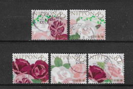 Japan 2016 Roses Y.T. 7981/7985 (0) - Used Stamps