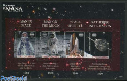 Gambia 2013 NASA Space Exploration 4v M/s, Mint NH, Transport - Space Exploration - Gambia (...-1964)