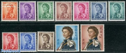 Hong Kong 1962 Definitives, Shortset 12v, Mint NH - Unused Stamps