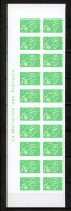 BH-19 Belle Variété Marianne De Lamouche N° 3733b ** Non Dentelé En Bloc De 20 Supérieur. A Saisir !!! - Unused Stamps