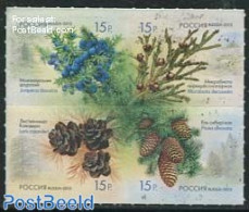 Russia 2013 Flora 4v S-a, Mint NH, Nature - Flowers & Plants - Trees & Forests - Rotary Club