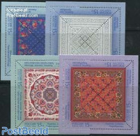 Russia 2013 Sjawls 4 M/s, Mint NH, Various - Textiles - Tessili