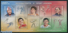 Russia 2013 Olympic Sport Legends 5v M/s, Mint NH, Sport - Ice Hockey - Olympic Winter Games - Skating - Hockey (Ijs)