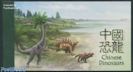 Hong Kong 2014 Dinosaurs Prestige Booklet, Mint NH, Nature - Prehistoric Animals - Stamp Booklets - Ongebruikt
