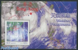 Hong Kong 2014 Weather, Special 3-D S/s, Mint NH, Science - Various - Meteorology - 3-D Stamps - Ongebruikt