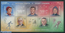 Russia 2013 Olympic Sport Legends 5v M/s, Mint NH, Sport - Olympic Winter Games - Andere & Zonder Classificatie