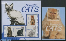 Grenada 2013 Cats 2 S/s, Mint NH, Nature - Cats - Other & Unclassified