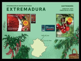 SPAIN ESPAÑA ESPAGNE SPANIEN 2024 Protected Designation Of Origin Extremadura Gastronomy S/S** Europa Sympathy Mitläufer - Idées Européennes