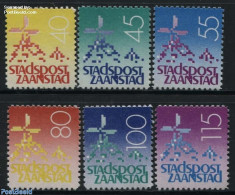 Netherlands, Local Post 1984 Zaanstad, Windmills 6v, Mint NH, Various - Mills (Wind & Water) - Windmills