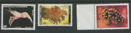 Nouvelle-Caledonie:New Caledonia:Unused Stamps Corals And Shrimp, 1986/1990/1989, MNH - Crustacés
