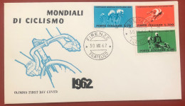 ITALY - FDC - 1962 - World Cycling Championships - FDC