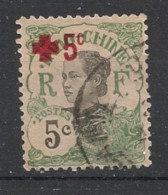 INDOCHINE - 1914-15 - N°YT. 66 - Croix-Rouge +5c Sur 5c Vert - Oblitéré / Used - Gebraucht