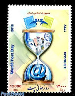 Iran/Persia 2018 World Stamp Day 1v, Mint NH, Stamps On Stamps - Postzegels Op Postzegels