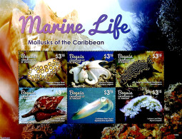 Saint Vincent & The Grenadines 2015 Bequia, Marine Life 6v M/s, Mint NH, Nature - Fish - Poissons