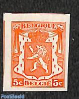Belgium 1936 5c, Imperforated, Mint NH - Unused Stamps