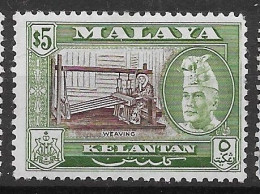 Kelantan 1957 Mlh* 24 Euros - Kelantan