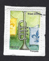 Brazil, Brasile 2002; Trompette, Trumpet, Tromba, Used. - Musique