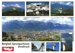 INNSBRUCK, TIROL, MULTIPLE VIEWS, ARCHITECTURE, TOWER, MOUNTAIN, SPORTS COMPLEX, AUSTRIA, POSTCARD - Innsbruck