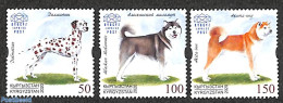 Kyrgyzstan 2020 Dogs 3v, Mint NH, Nature - Dogs - Autres & Non Classés