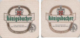 5002303 Bierdeckel Quadratisch - Königsbacher - Vollendung Braukunst - Beer Mats