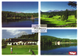 WILDMOOS, TELFS, TIROL, MULTIPLE VIEWS, ARCHITECTURE, UMBRELLA, RESORT, LAKE, MOUNTAIN, TERRACE, AUSTRIA, POSTCARD - Telfs