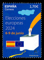 SPAIN ESPAÑA ESPAGNE SPANIEN 2024 European Elections 6-9 June Stamp MNH ** Europa Sympathy Mitläufer - European Ideas