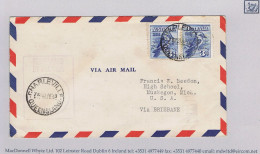 Australia Airmail 1929 First Flight Charleville To Brisbane Cover Signed By Postmaster FORWARDED BY AIR MAIL - First Flight Covers