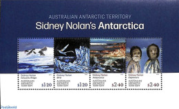Australian Antarctic Territory 2023 Sidney Nolan S/s, Mint NH, Nature - Birds - Art - Paintings - Other & Unclassified