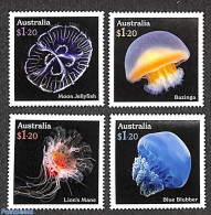 Australia 2023 Jellyfish 4v, Mint NH, Nature - Shells & Crustaceans - Nuovi