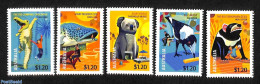 Australia 2023 Big Things 5v, Mint NH, Nature - Birds - Crocodiles - Fish - Art - Sculpture - Unused Stamps