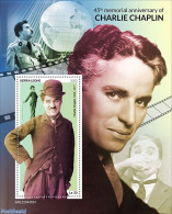 Sierra Leone 2022 45th Memorial Anniversary Of Charlie Chaplin, Mint NH, Performance Art - Movie Stars - Actors