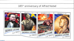 Sierra Leone 2018 185th Anniversary Of Alfred Nobel, Mint NH, History - Science - Nobel Prize Winners - Inventors - Nobelprijs