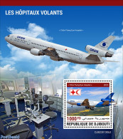 Djibouti 2023 Flying Hospitals, Mint NH, Health - Transport - Aircraft & Aviation - Airplanes