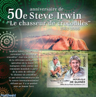 Guinea, Republic 2012 Steve Irwin, Mint NH, Nature - Cat Family - Crocodiles - Autres & Non Classés