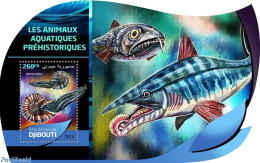 Djibouti 2016 Prehistoric Water Animals, Mint NH, Nature - Fish - Prehistoric Animals - Fishes