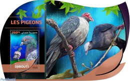 Djibouti 2016 Pigeons, Mint NH, Nature - Birds - Pigeons - Djibouti (1977-...)