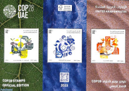 United Arab Emirates 2023 COP28 Climate Conference S/s, Mint NH, Nature - Environment - Protection De L'environnement & Climat