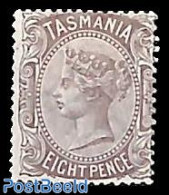 Australia, Tasmania 1878 8p, Stamp Out Of Set, Unused (hinged) - Other & Unclassified