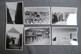 6 Photographies Diverses  -  Lieux à Identifier  -    8 X 13 Cms  - Maroc - Otros & Sin Clasificación
