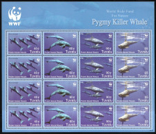 2006 Tuvalu WWF Pygmy Killer Whale Sheetlet (** / MNH / UMM) - Nuovi