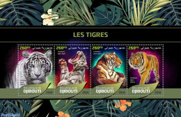 Djibouti 2016 Tigers, Mint NH, Nature - Cat Family - Gibuti (1977-...)