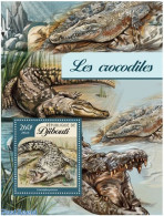 Djibouti 2016 Crocodiles, Mint NH, Nature - Crocodiles - Djibouti (1977-...)
